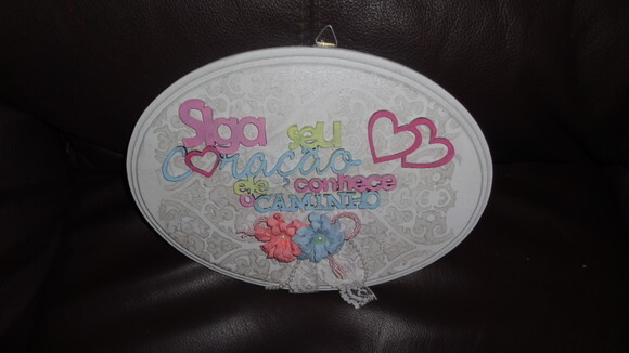 Placa Decorativa ...siga Seu Coração-