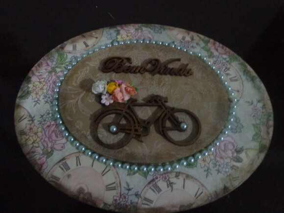 Placa Decorativa Bicicleta