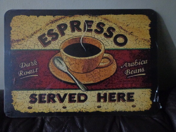 Placa Decorativa Café Expresso