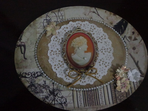 Placa Decorativa Camafeu
