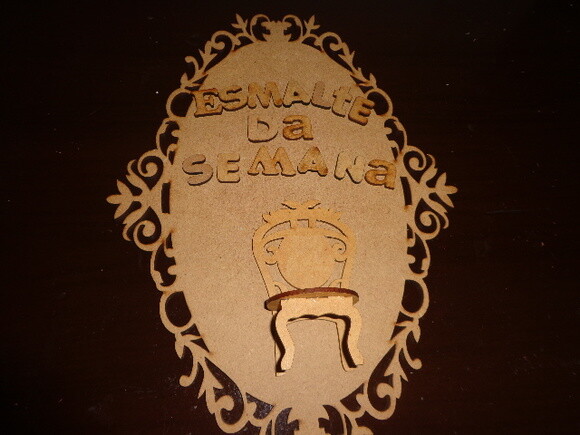 PLaca Esmalte da Semana