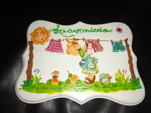 Placa Lavanderia Delicada-