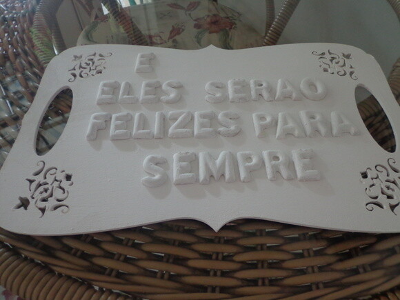 Placa para a Noiva