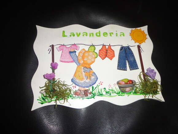 Placa para Lavanderia