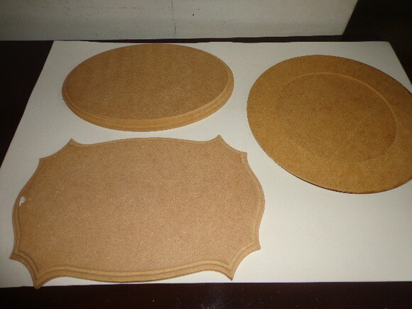 Placas Variadas em Mdf-