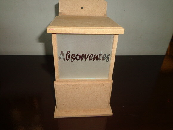 Porta Absorvente com Vidro Jateado.