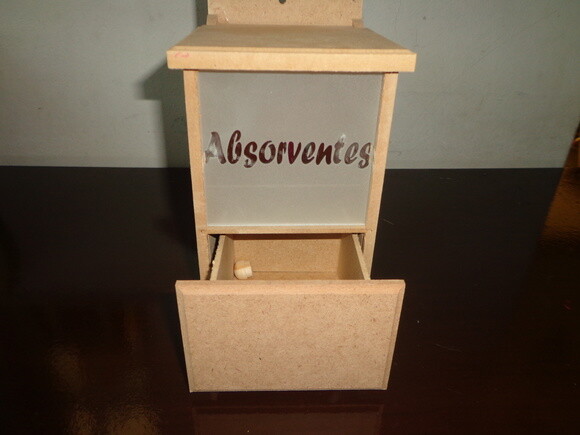 Porta Absorvente com Vidro Jateado.
