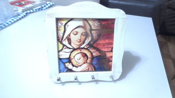 Porta Cartas e Chaves Azulejados-black Friday-68,00
