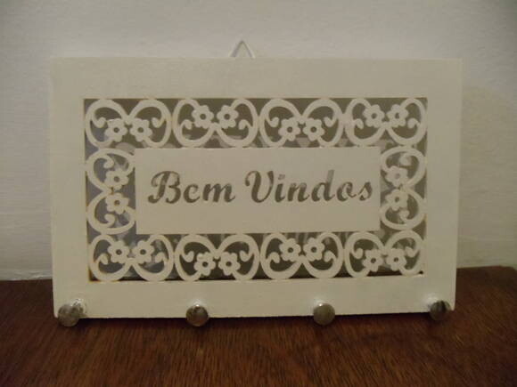 Porta Chaves Bem Vindo