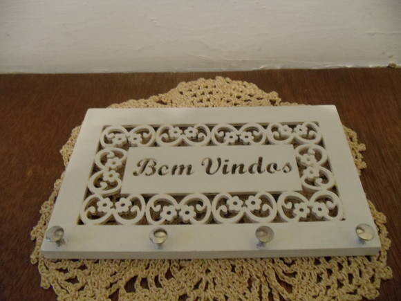 Porta Chaves Bem Vindo