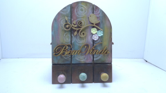 Porta Chaves Bem Vindos-black Friday 32,00