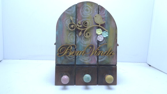 Porta Chaves Bem Vindos-black Friday 32,00