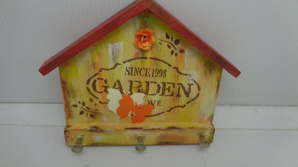 Porta Chaves Casinha Garden-black Friday