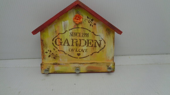 Porta Chaves Casinha Garden-black Friday