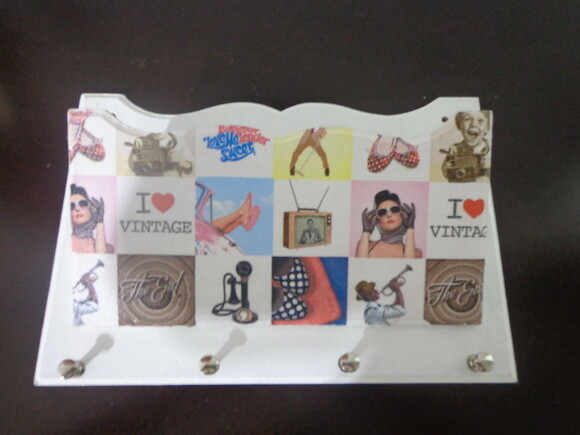 Porta Chaves e Cartas Vintage -ii