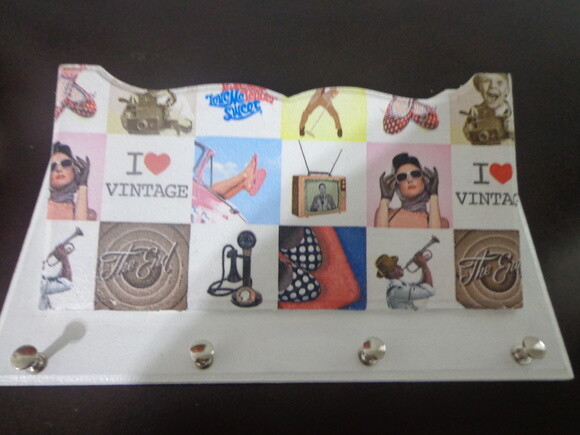 Porta Chaves e Cartas Vintage -ii