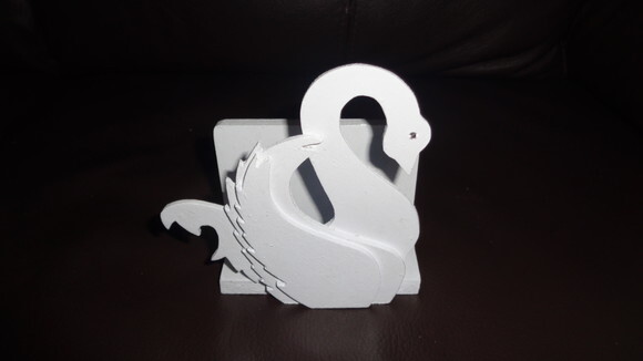 Porta Guardanapo Cisne Pintado