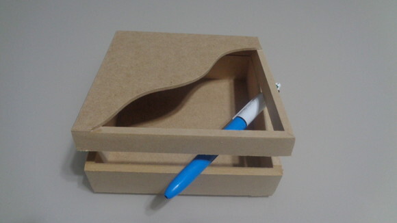 Porta Guardanapo- MDF -Novo Modelo