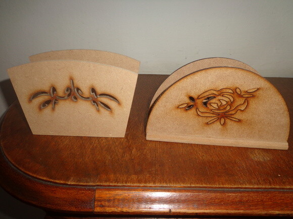 Porta Guardanapos em mdf -trio 24,00