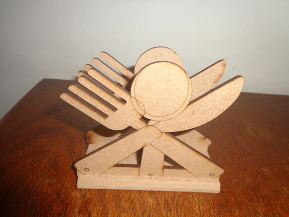 Porta Guardanapos em mdf -trio 24,00