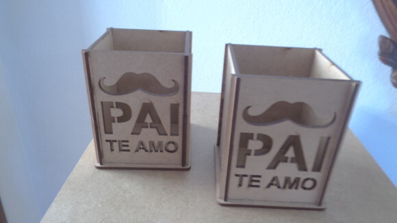 Porta Lapis Pai Te Amo-pintado -25,00