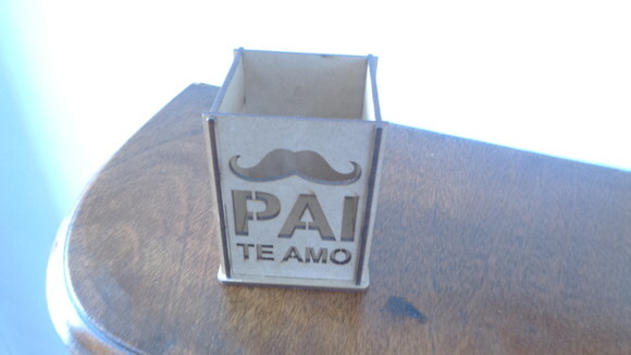 Porta Lapis Pai Te Amo-pintado -25,00