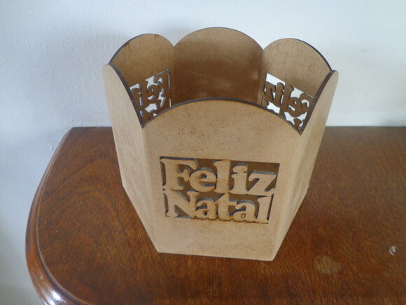 Porta Panetones Feliz Natal