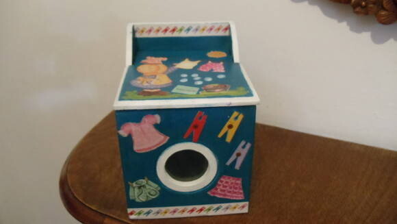 Porta Pregadores Máquina de Lavar