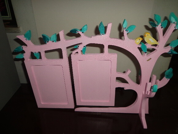 Porta Retrato Duplo Arvore