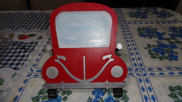 Porta Retrato Jipe ou Fusca Pintados.48,90--black Friday