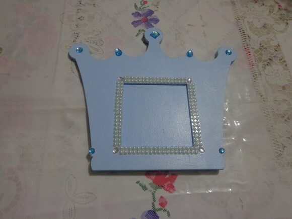 Porta Retrato em MDF , Coroa