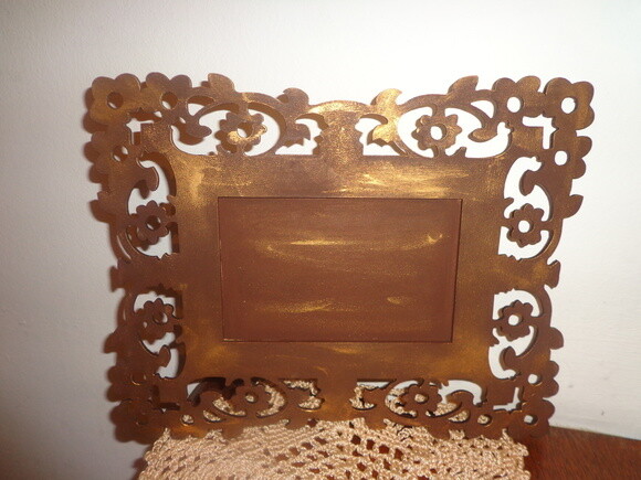 Porta Retrato Ouro Velho