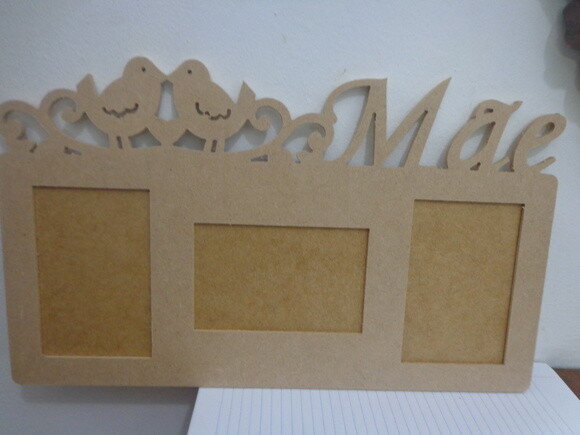 Porta Retrato Triplo Mãe