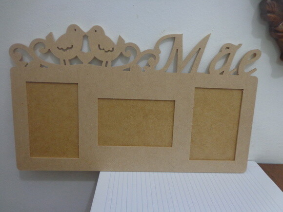 Porta Retrato Triplo Mãe