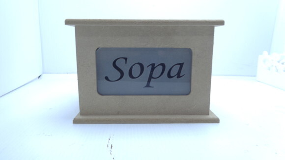 Porta Sopa ou Gelatina em Mdf-preço Unitário