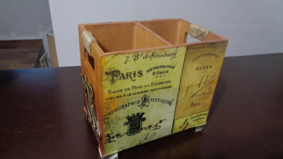 Porta Talheres com Pé de Metal