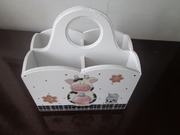 Porta Talheres Vaquinha