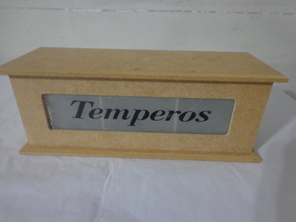 Porta Temperos com Vidro-