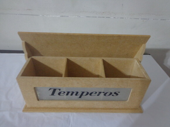 Porta Temperos com Vidro-