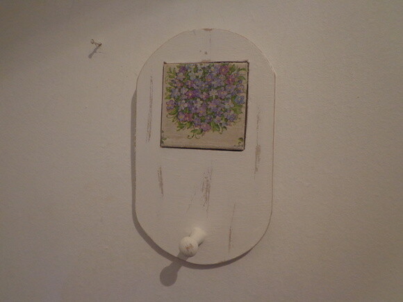 Porta Toalha Oval em mdf