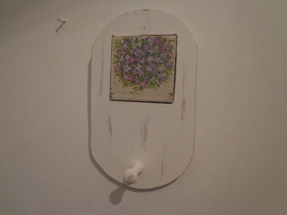 Porta Toalha Oval em mdf