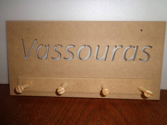 Porta Vassouras em mdf
