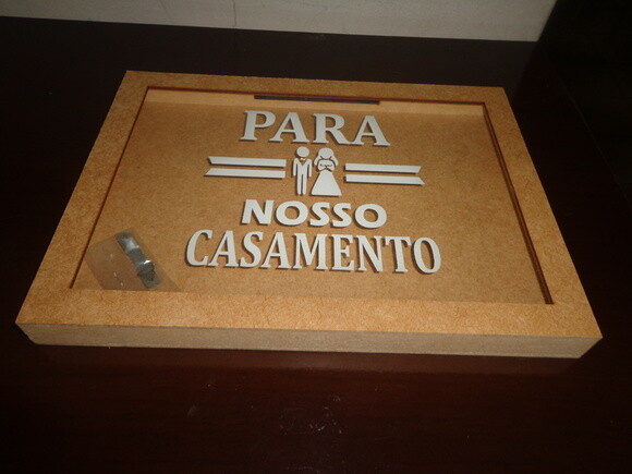 Quadro com Vidro para Nosso Casamento