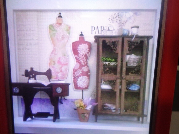 Quadro Decorativo Atelie de Costura