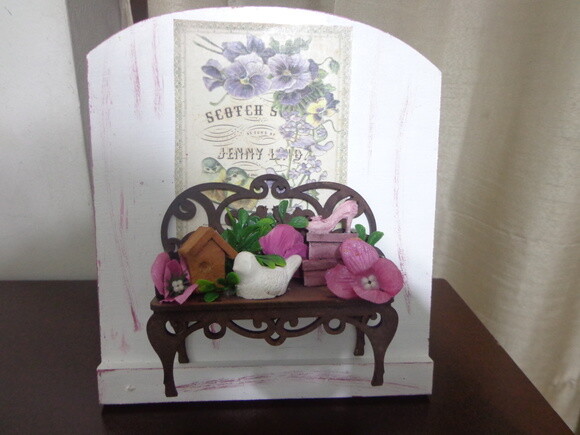 Quadro Decorativo Banco no Jardim