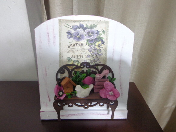Quadro Decorativo Banco no Jardim