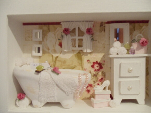 Quadro Decorativo Banheiro -com Vidro-189,00,-sem-158,00