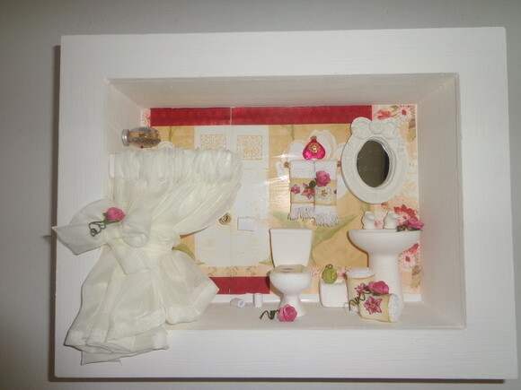 Quadro Decorativo Banheiro Chic