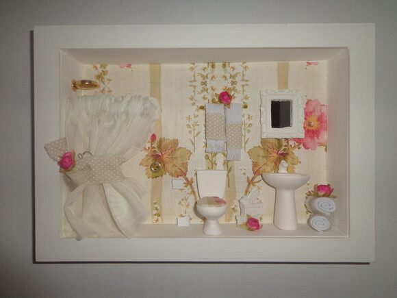 Quadro Decorativo Banheiro Chic-03