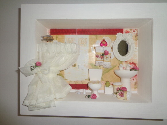 Quadro Decorativo Banheiro Chic